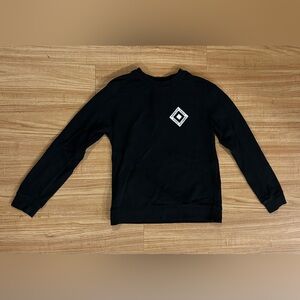 American Eagle | Black Sweatshirt W/ Diamond Chest Logo | Men’s XS |AprèACTIVE|